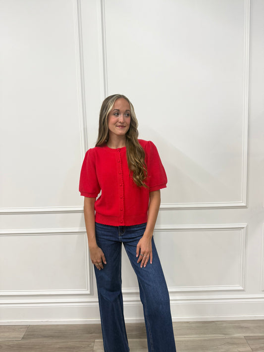 Joanna Short Sleeve Sweater