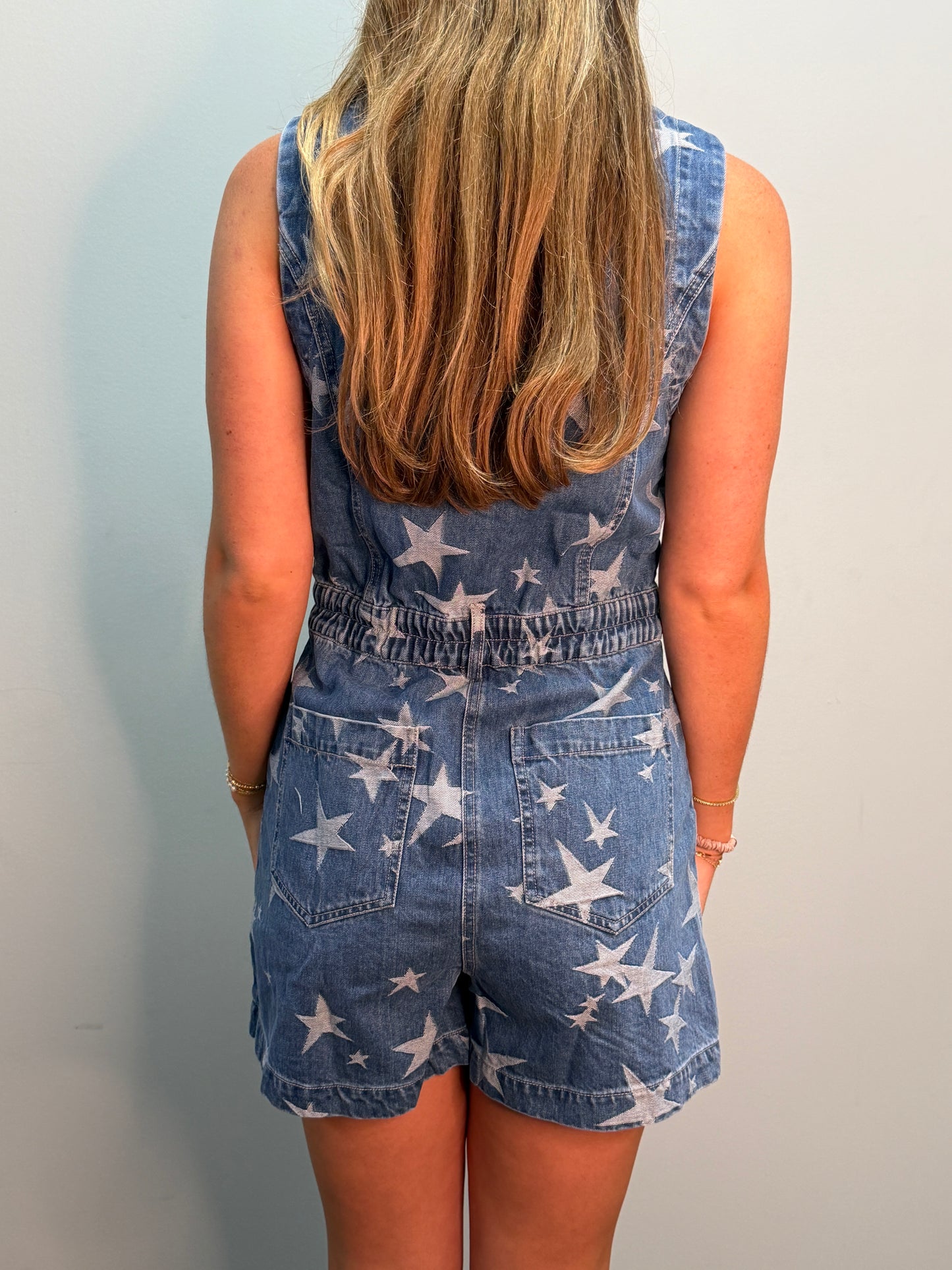 Starlett Denim Romper