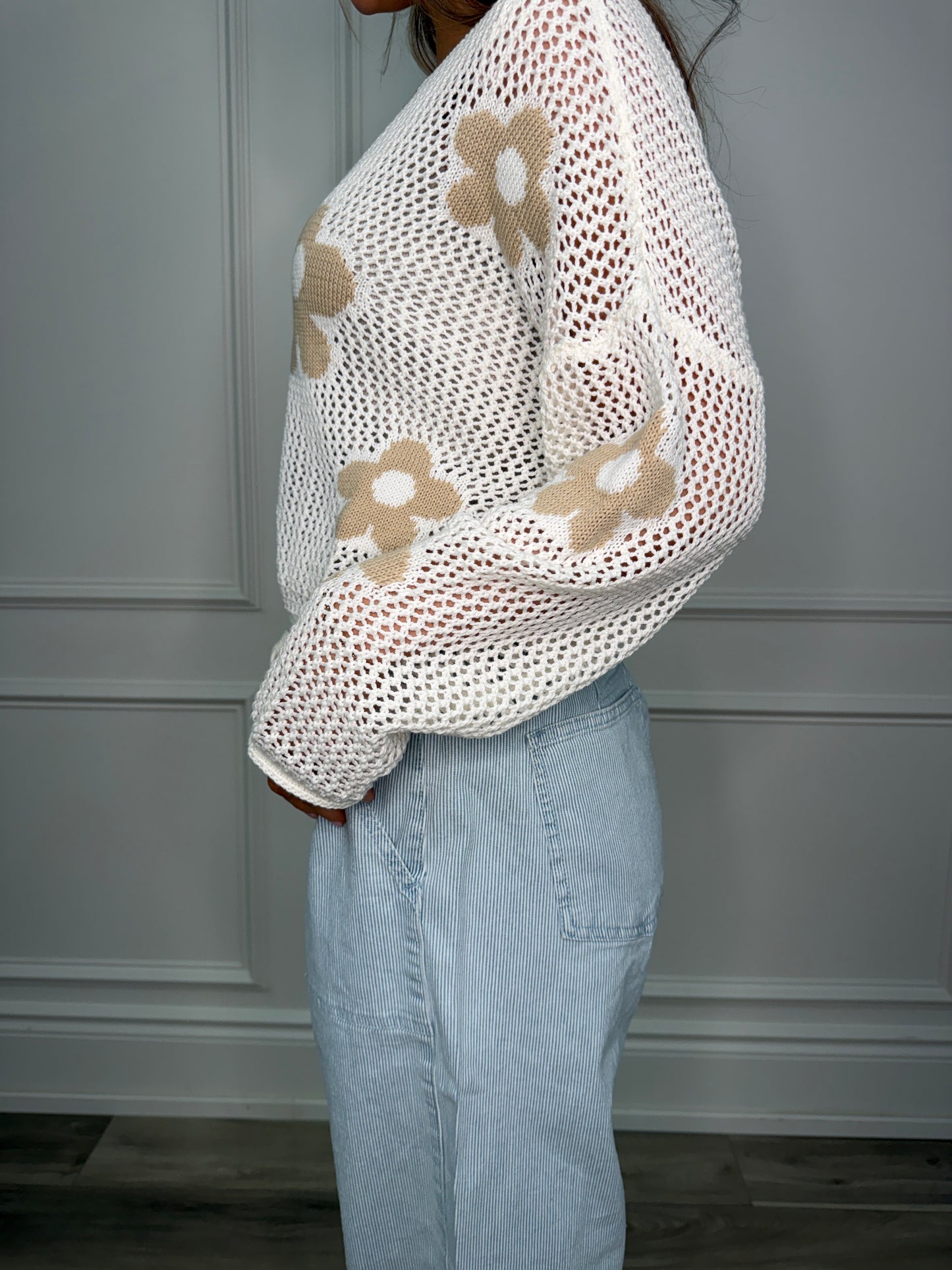 Flower Wishlist Open Knit