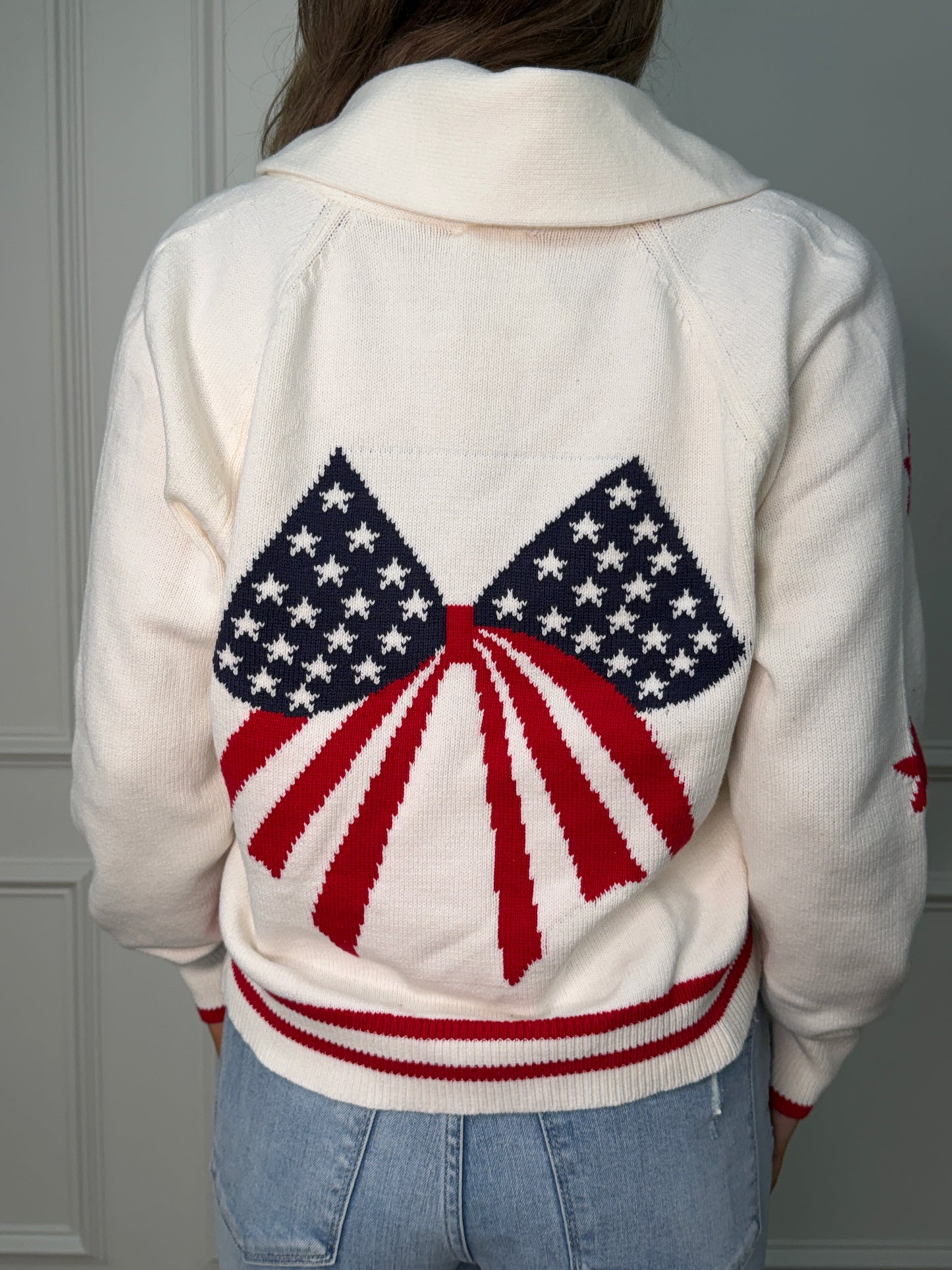 Alyce American Bow Cardigan