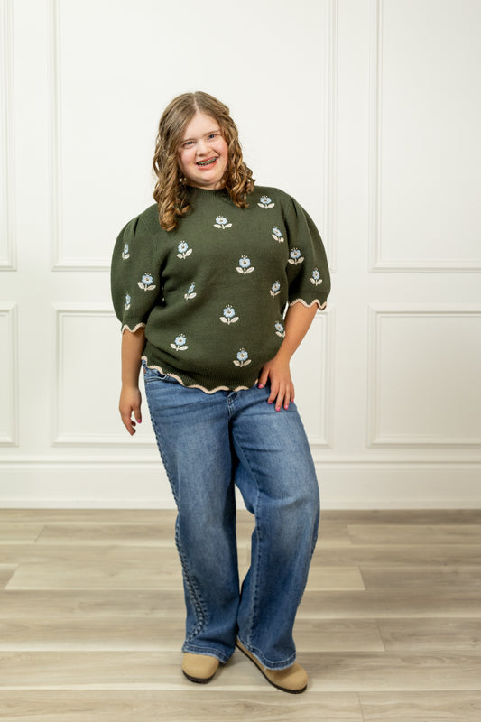 Jayden Scallop Sweater