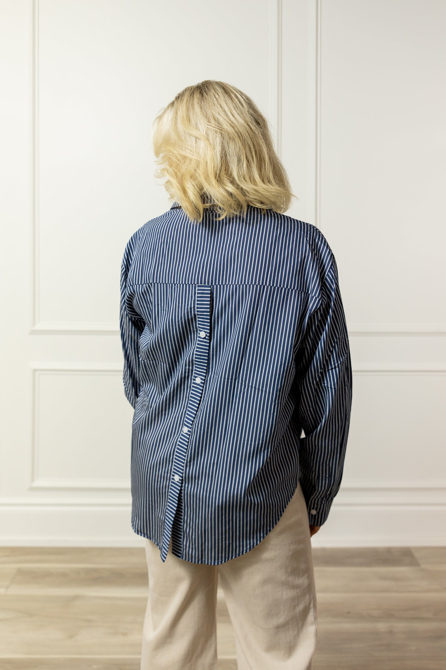 Benla Blue Stripe Top
