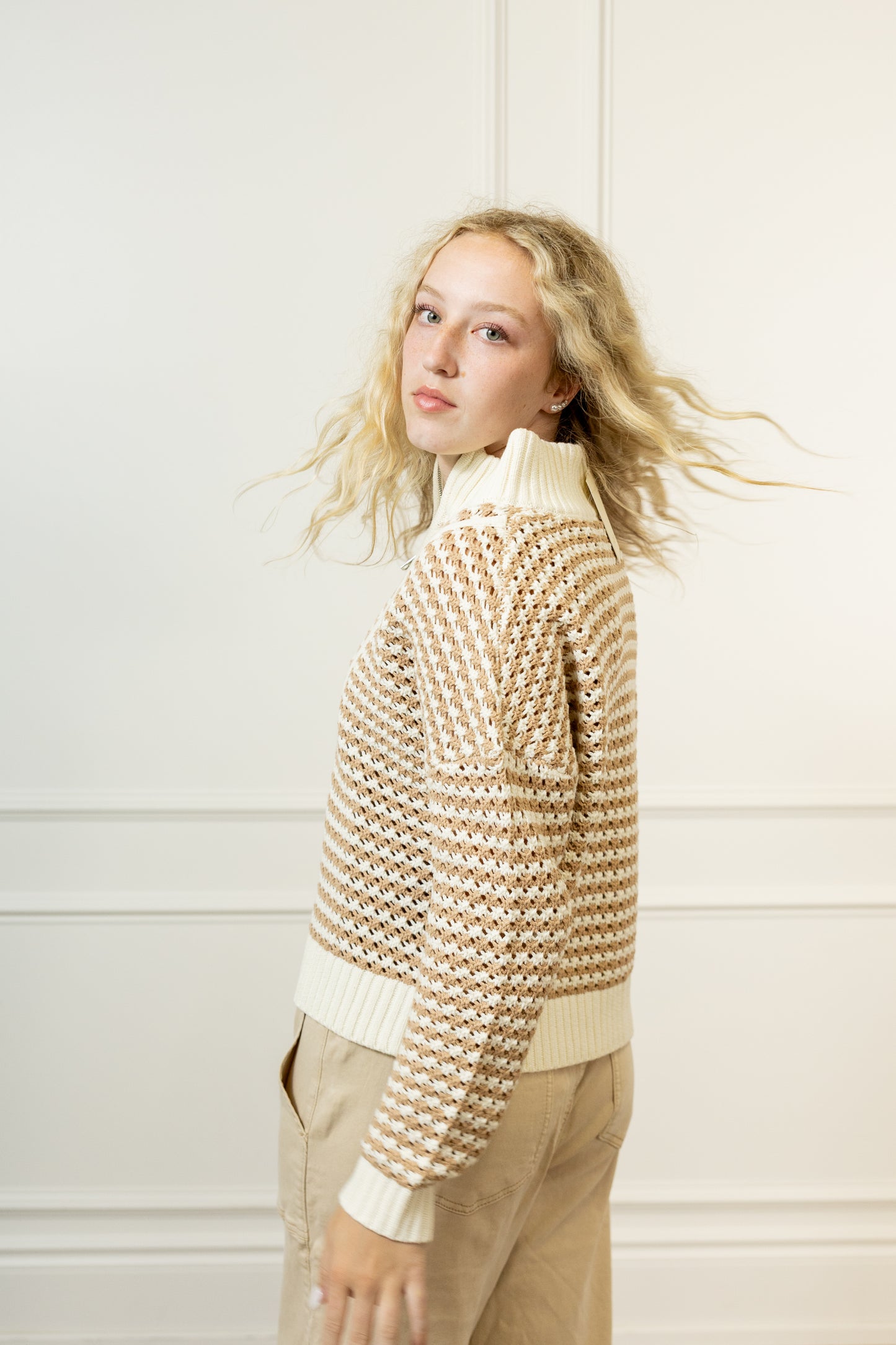 Letty Half Zip Sweater