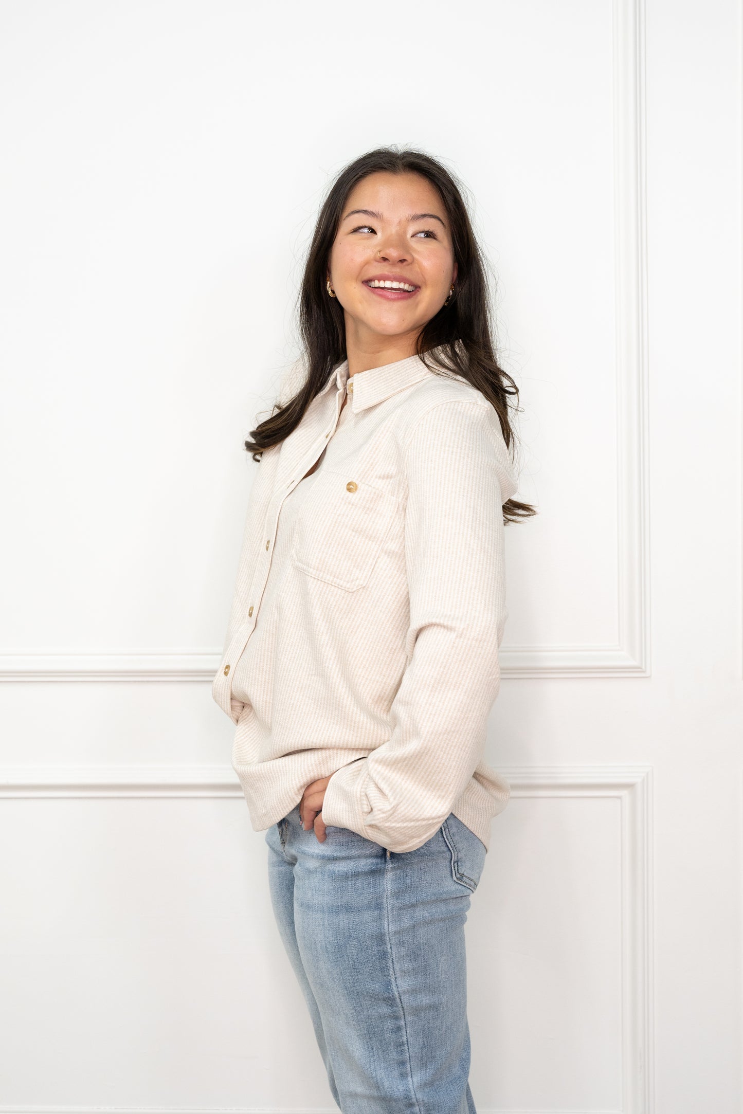 Jacey Button Up Top