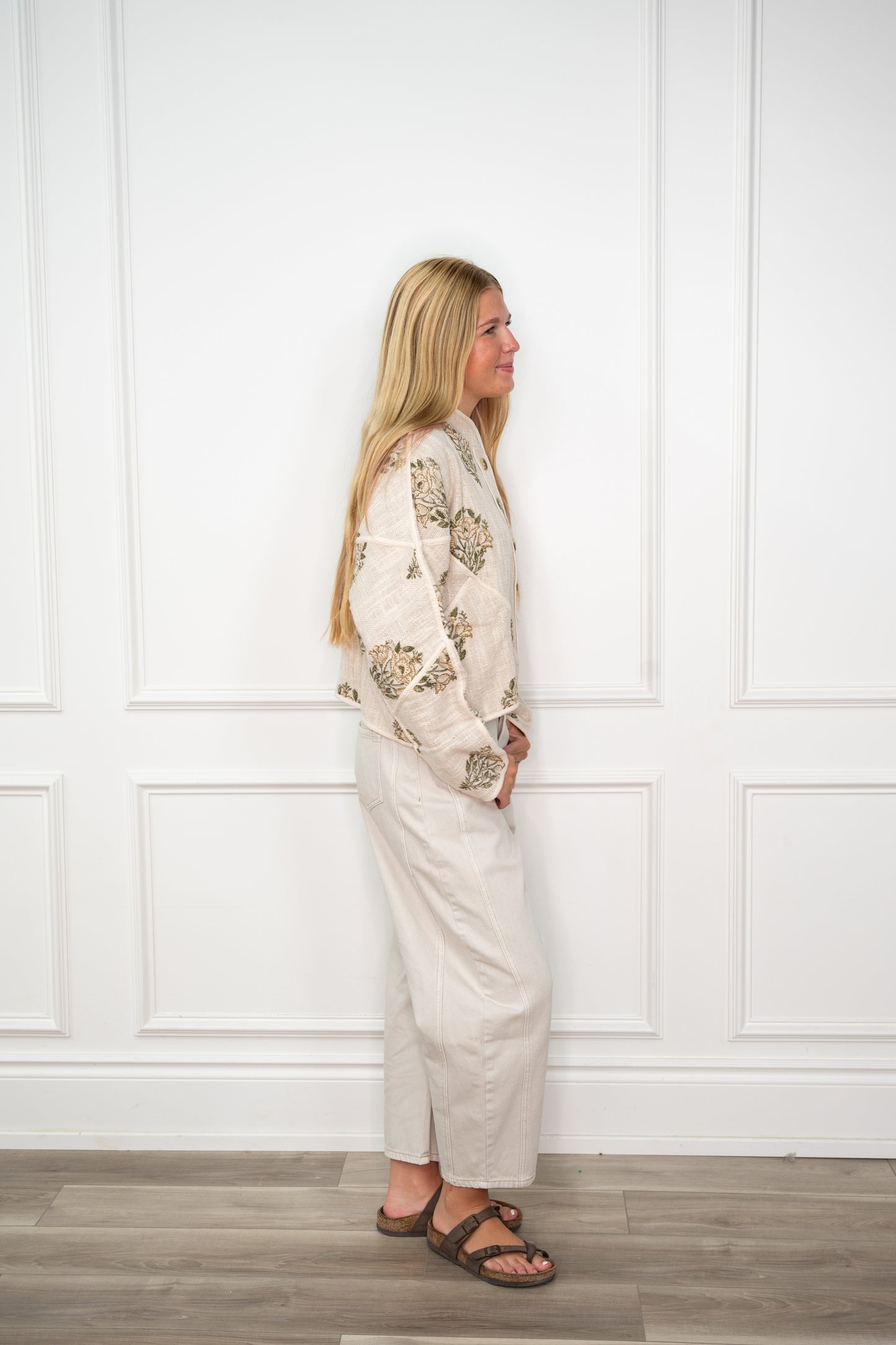 Amella Quilted Button Up