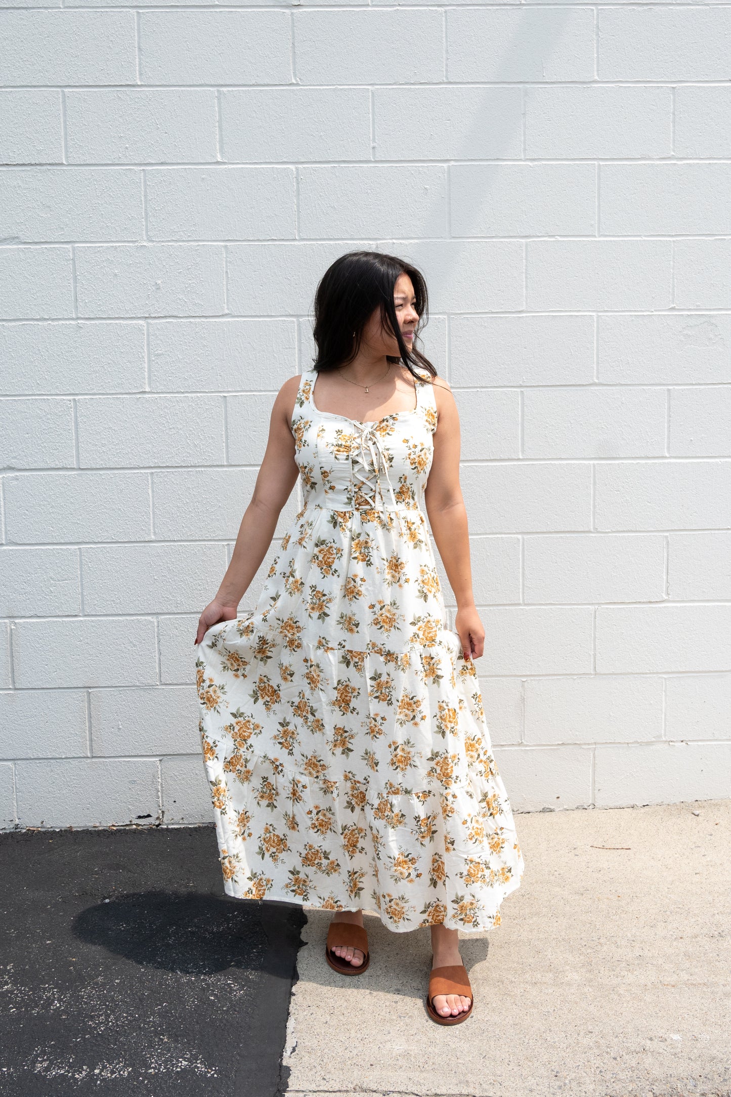 Golden Hour Midi Dress