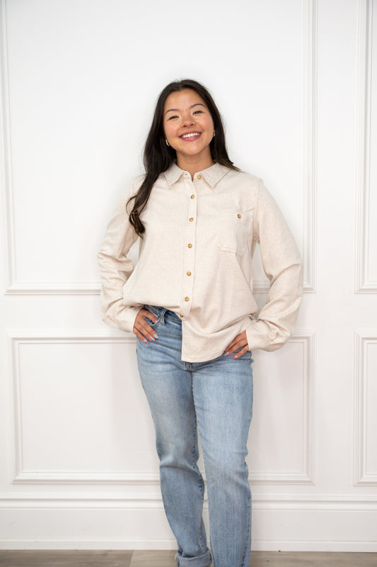 Carlee Button Up