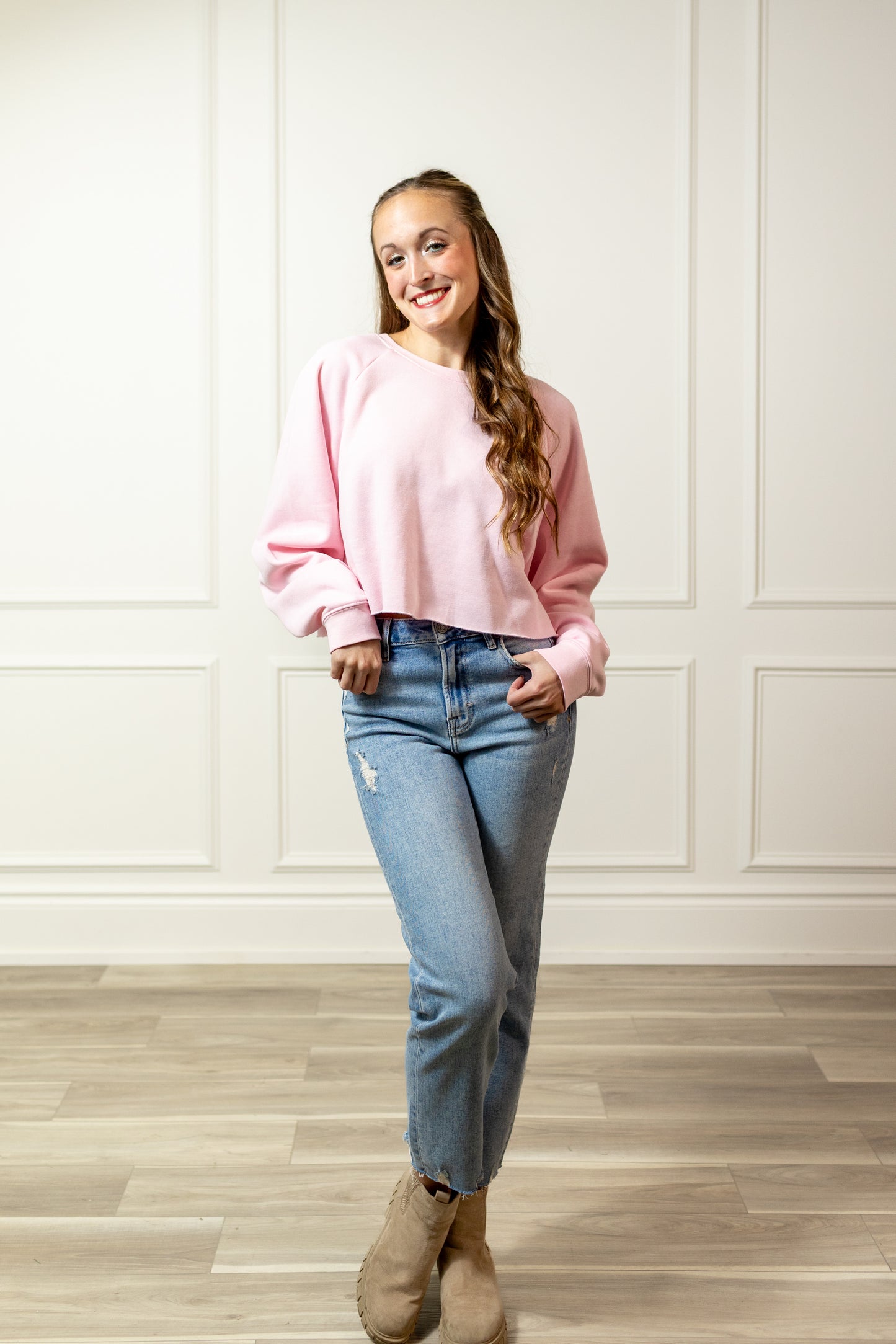 Selna Pink Crop