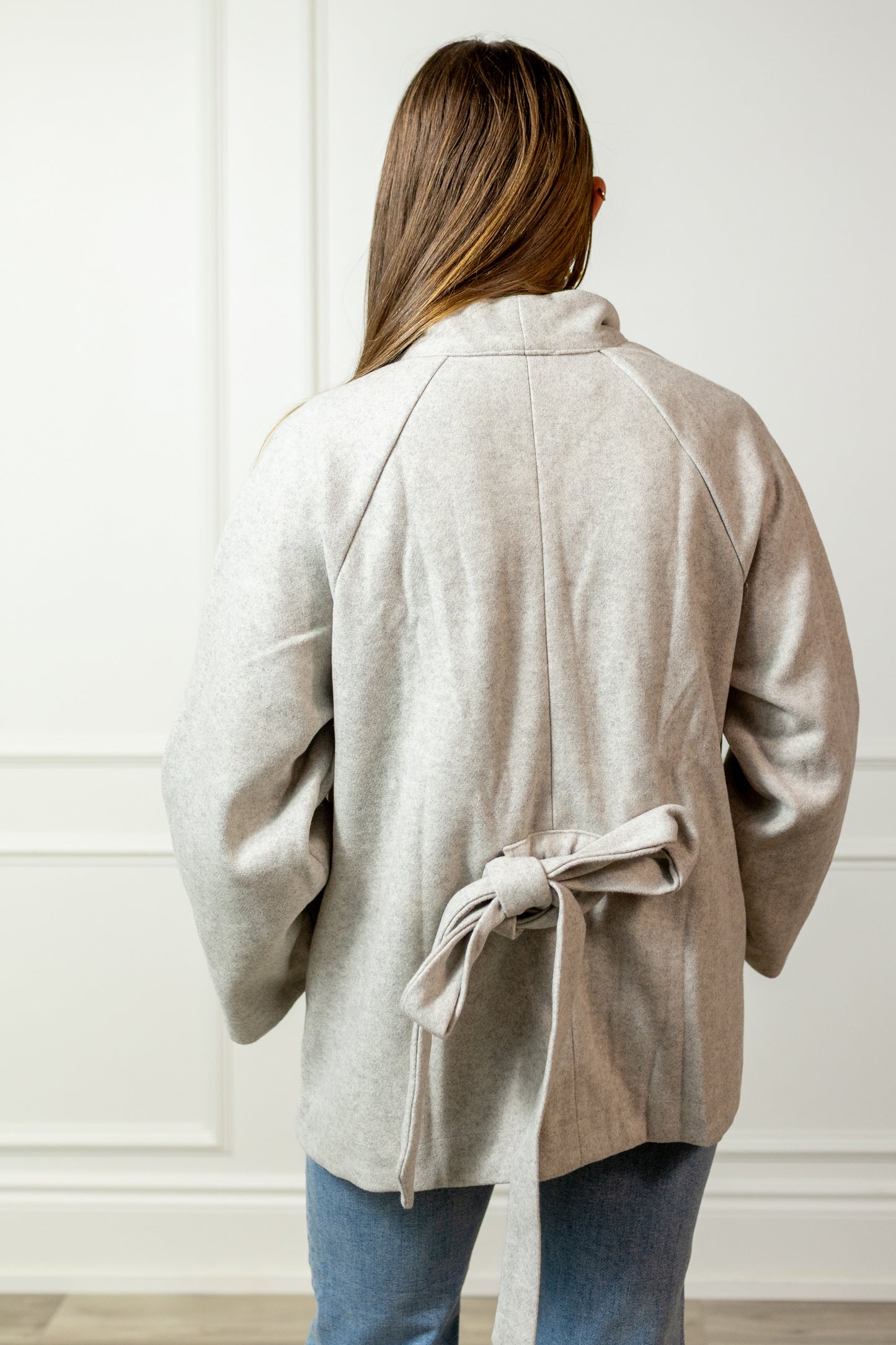 Oatmeal Tie Coat