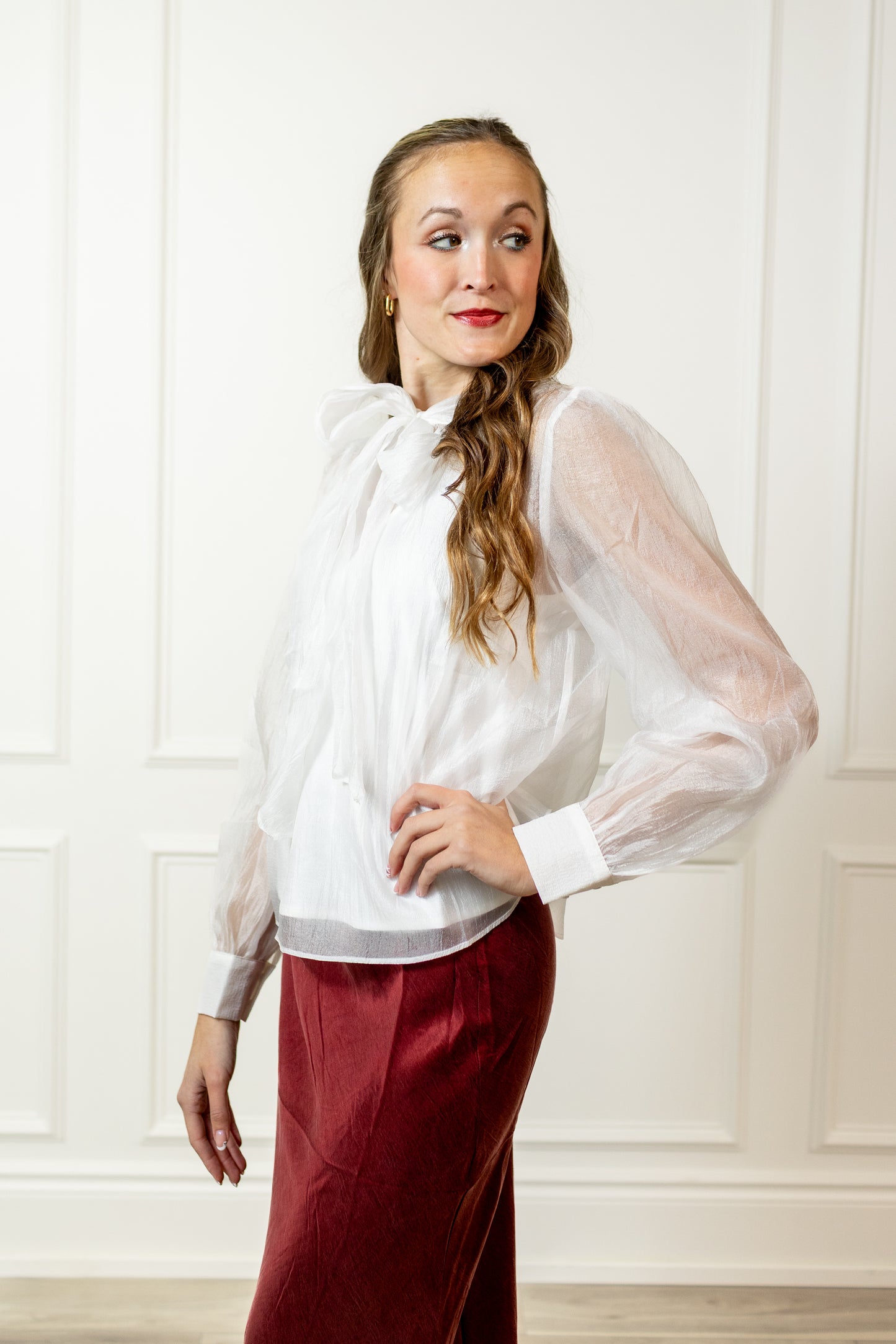 Natasia Sheer Blouse