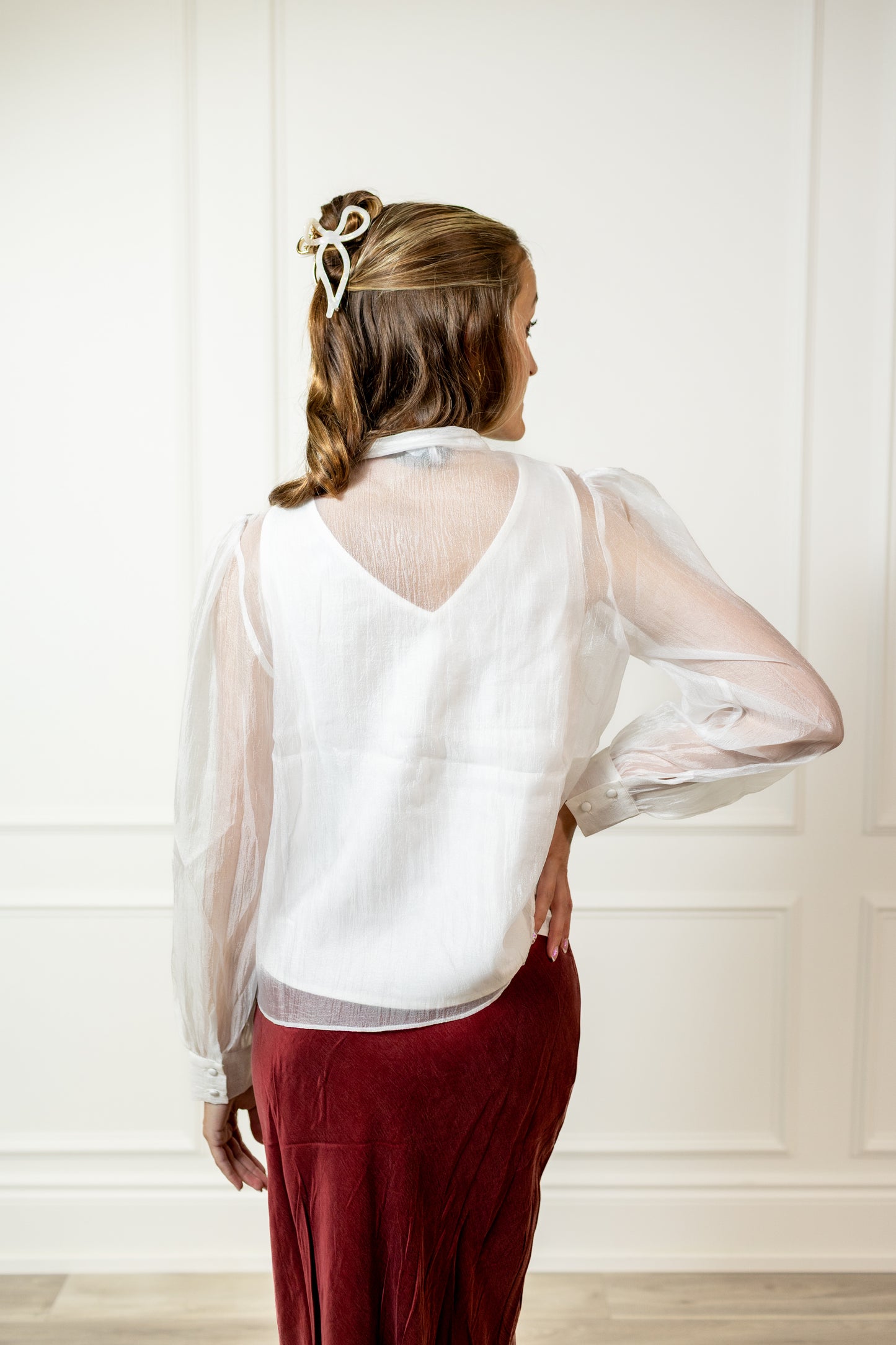 Natasia Sheer Blouse