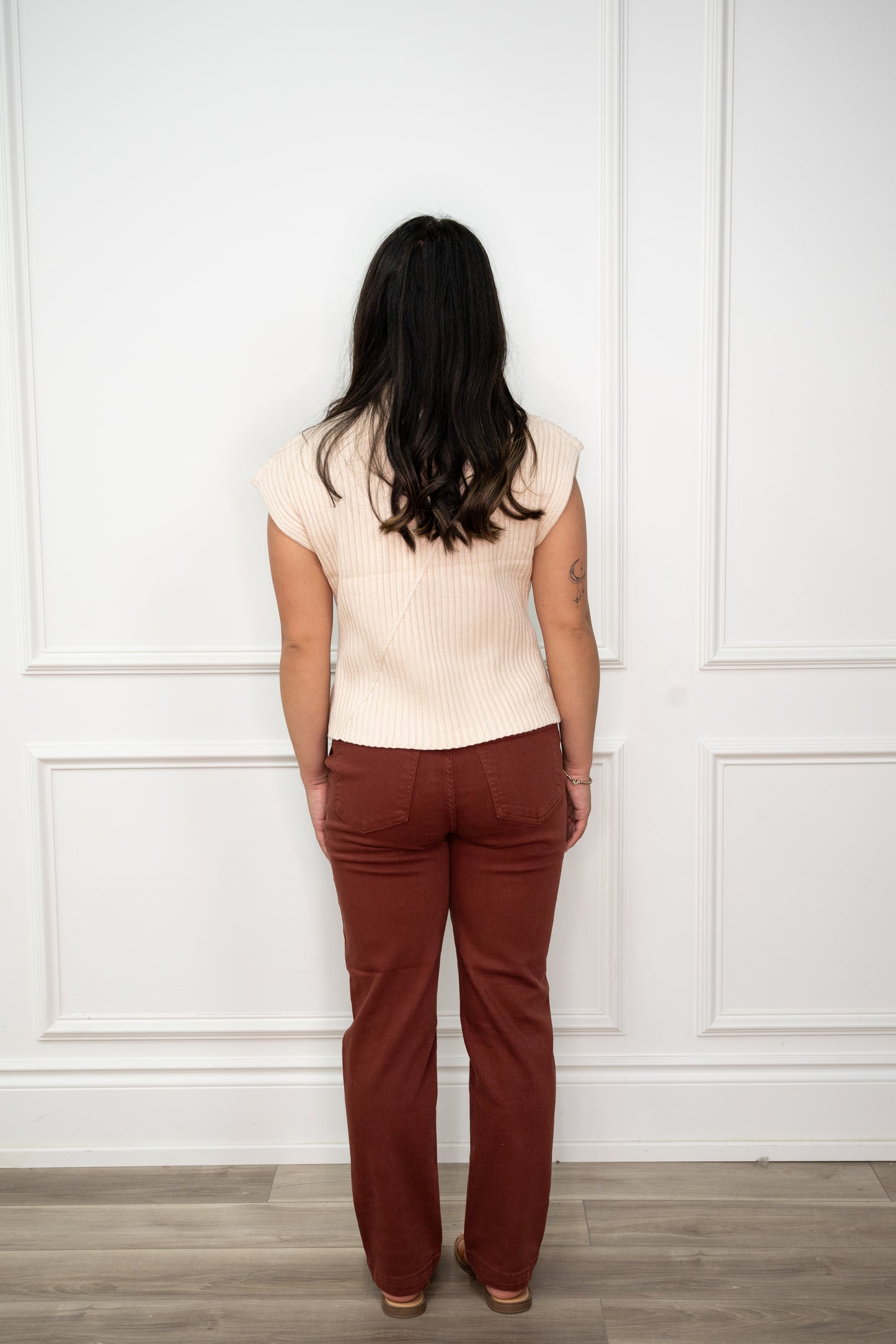 Harper Mock Neck Sweater Vest