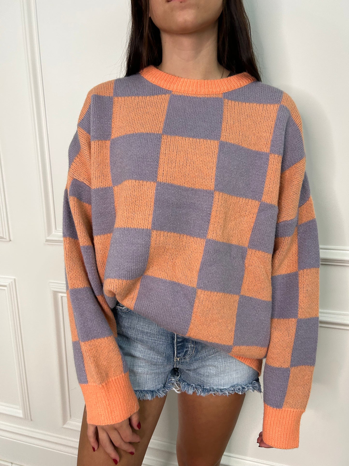Retro Purple and Orange sweater