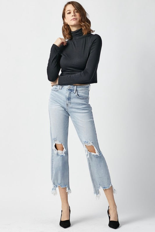 High Rise Light Denim