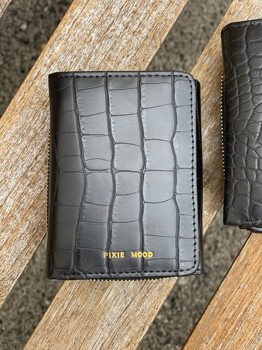 Candice Black Croc Wallet