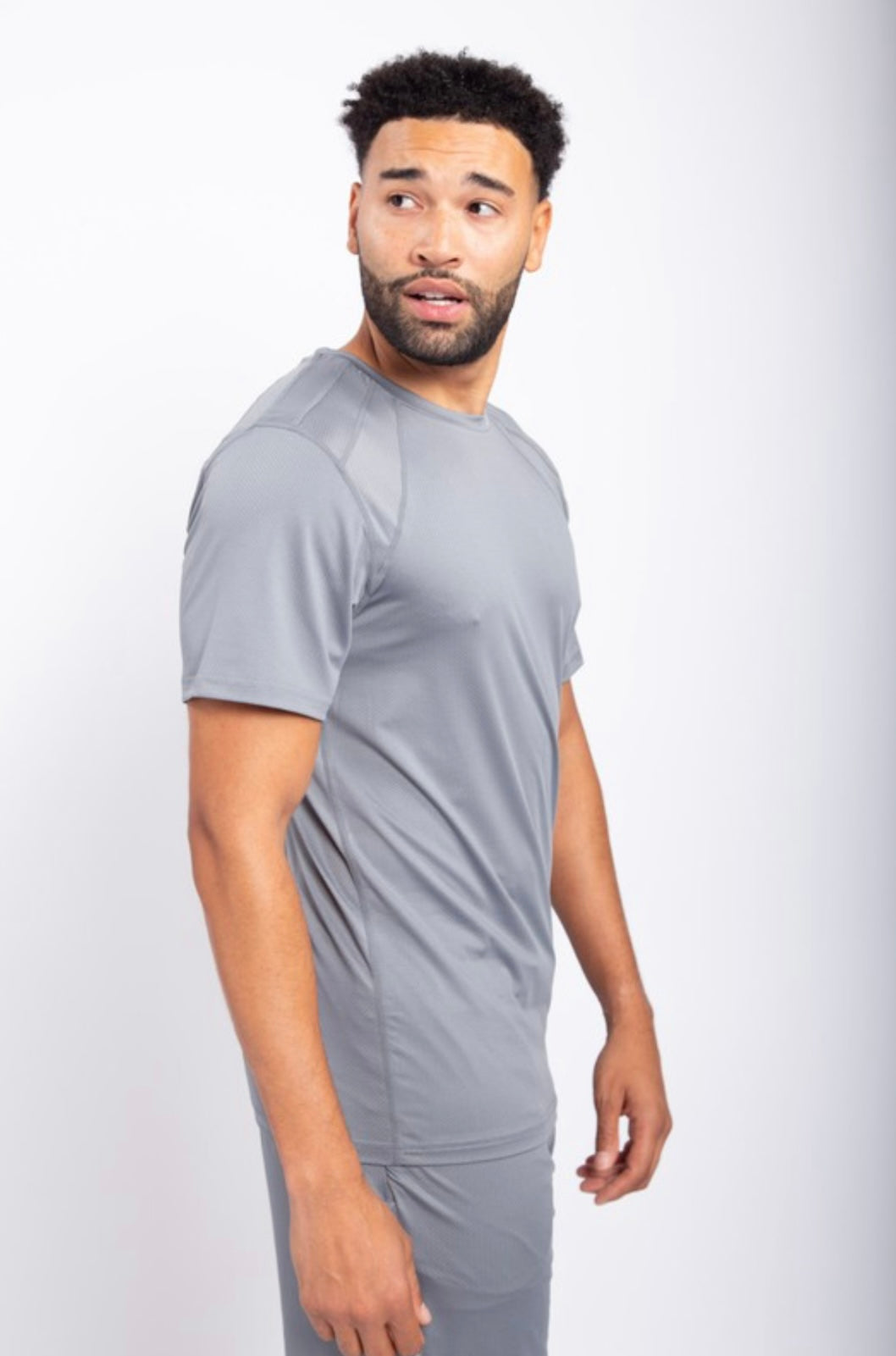 Mens Grey Active