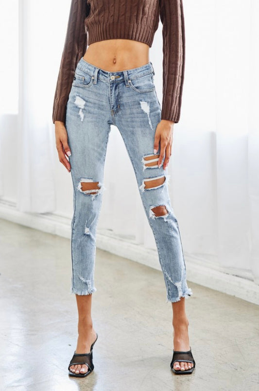 Mid Rise Skinny Jeans