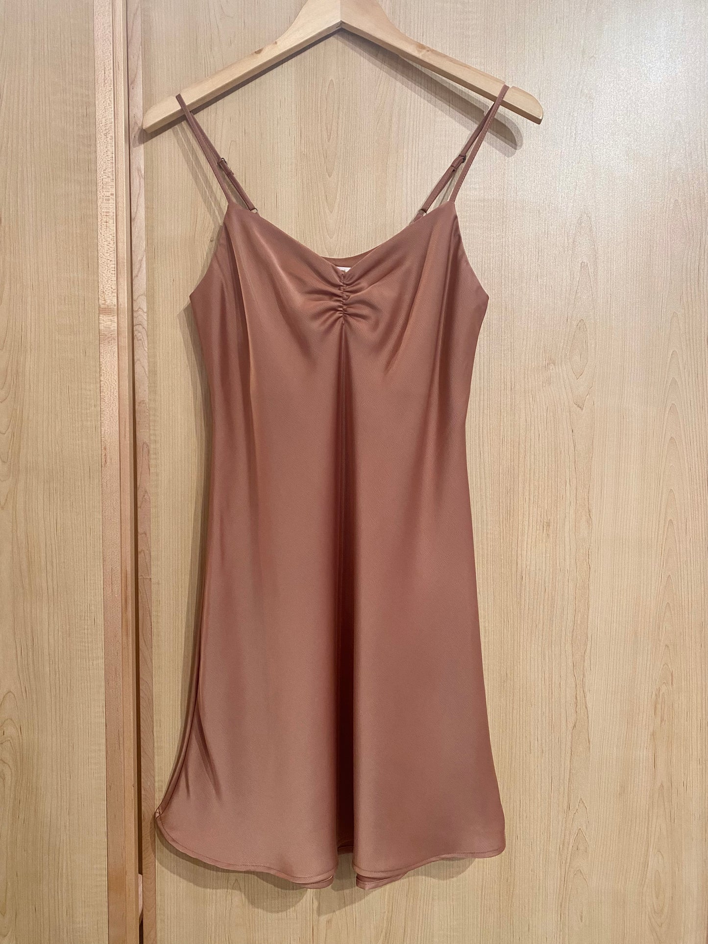 Champagne Silk Dress