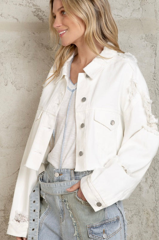 Cropped Ivory Jacket