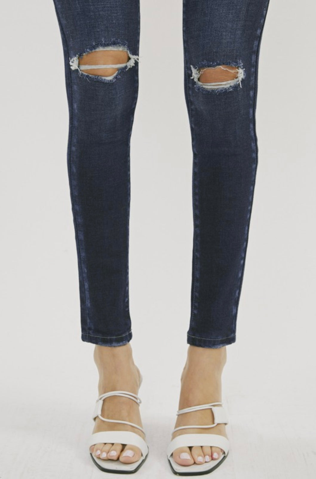 Dark High Rise Skinny