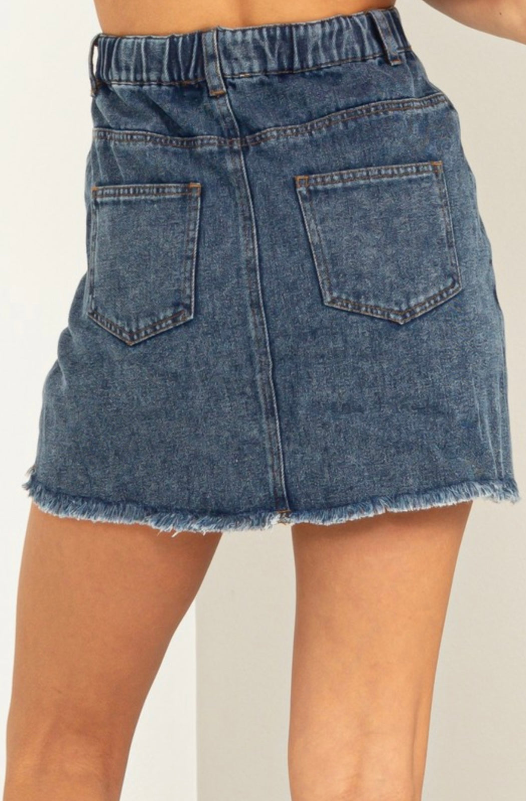 Blue Denim Skirt